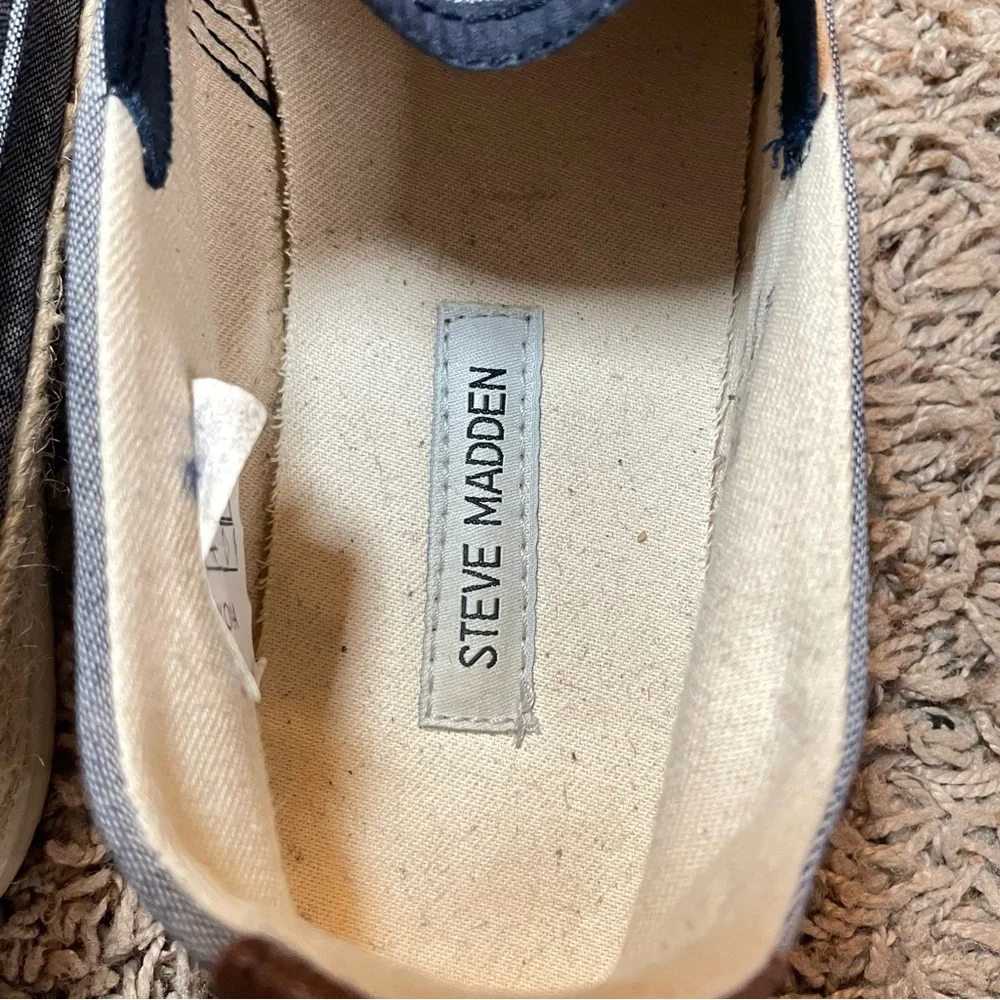 Steve Madden Koala Chambray Slip on Sneakers size‎ 9